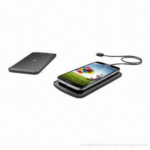 Wireless Charger, Meet Qi Standard, Ultra-thin Design and Light Weight, Fashionable and Easy to Take
